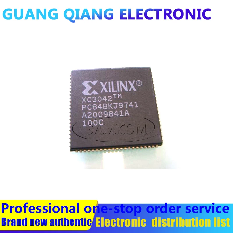 

1PCS XC3042-100PC84C IC FPGA 74 I/O 84PLCC