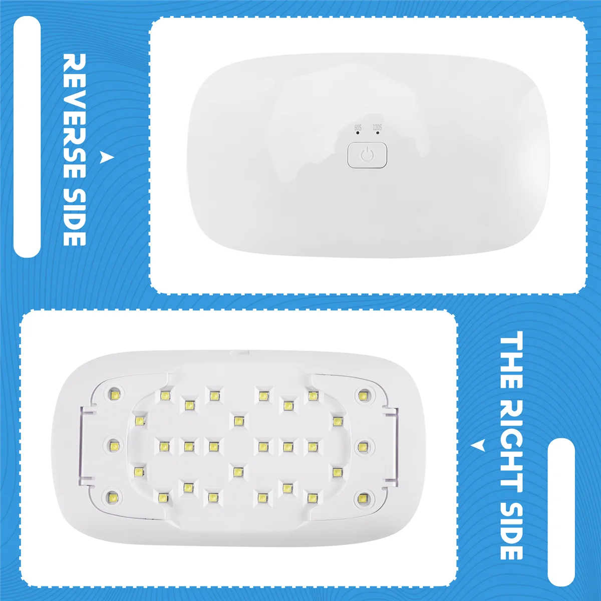 A99T Resin UV Lamp, 48W Fast Curing UV/LED Resin Lamp with 30Pcs Dual Lightsource Lamp Beads for UV Resin Kit