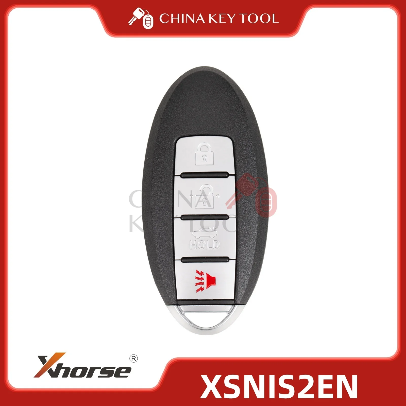 

1PCS XHORSE XSNIS2EN Nissan Style 4 Buttons Universal Smart Remote Key