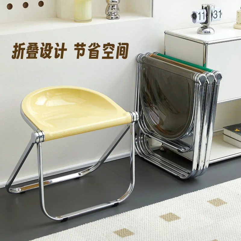 Household, medieval style, cafe dining chairs, camping portable, foldable stools