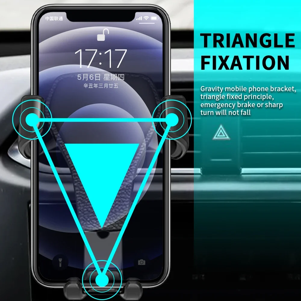 

Car Sticker For Skoda Rapid Octavia Gravity Car Mount GPS Mobile Phone Holder Vent Clip Installation For Skoda Fabia 1 2 Octavi