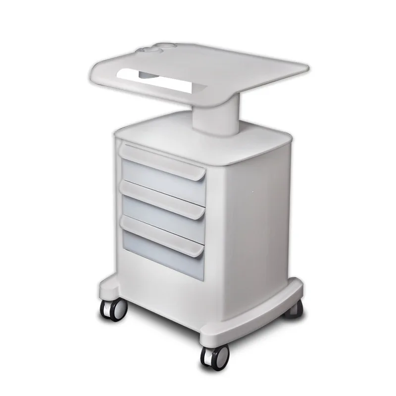 Ultrasound Base Beauty Instrument Cart Beauty Salon Dental Clinic Instrument With Drawer Base Tool Cart