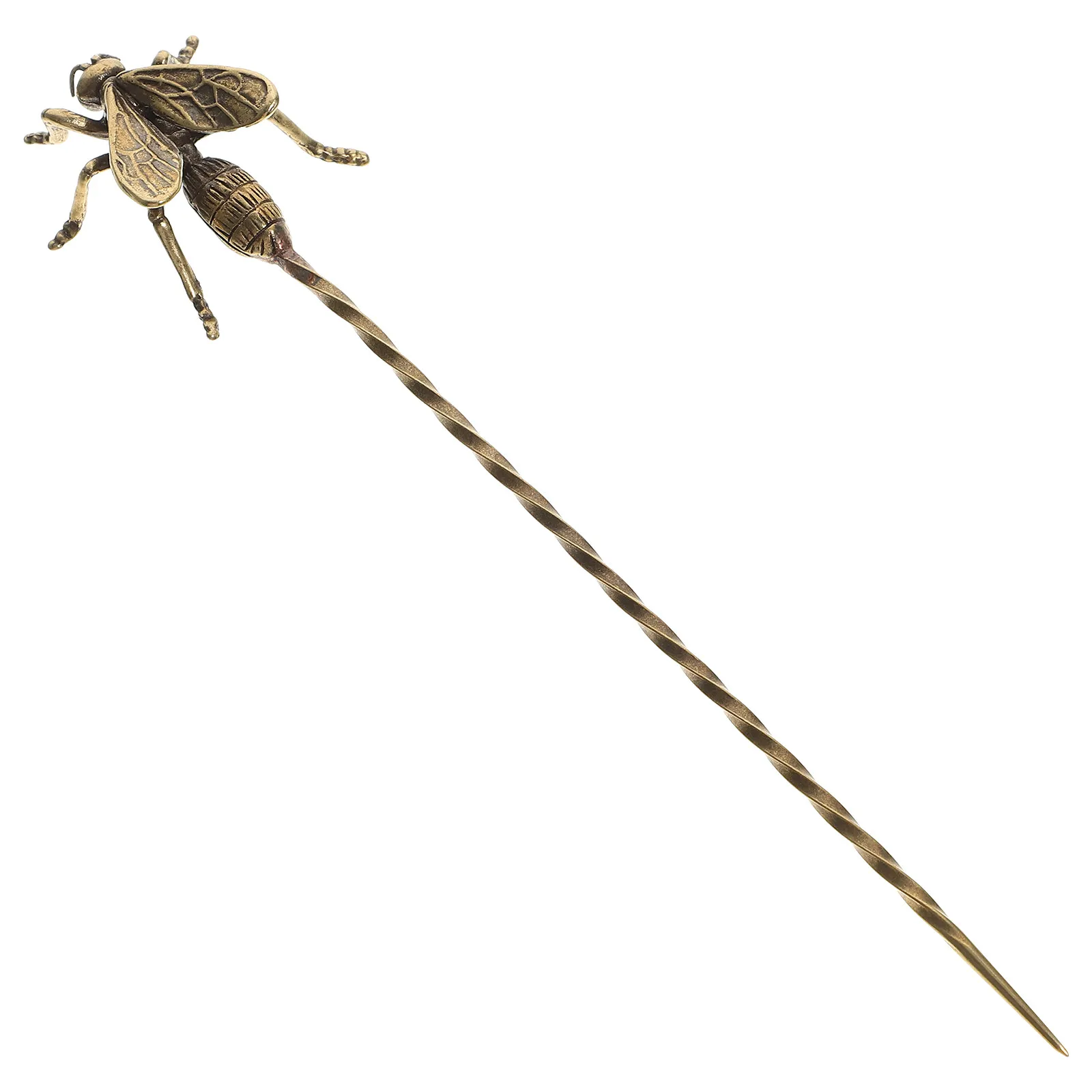 Exquisite Brass Tea Needle Vintage Finish Multi Use Teaware Cleaning Tool Teapot Unclogging Needle Hair Pin Chinese Tea