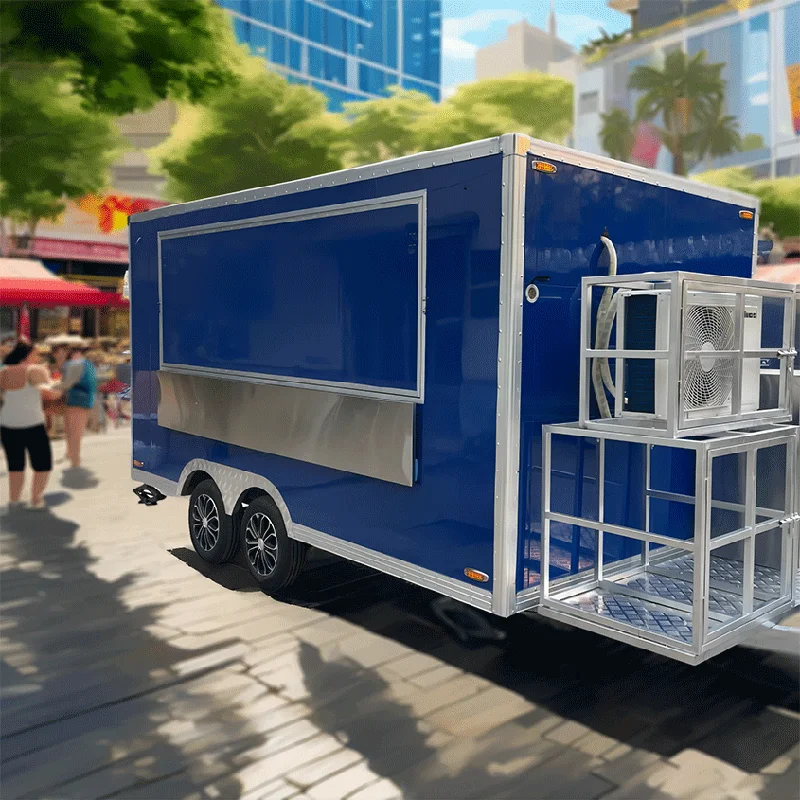 Commercial Street Night Market Catering Stall Cart Mobile Food Snack Tea Dining Cart Multifunctional Sales Service Equipment