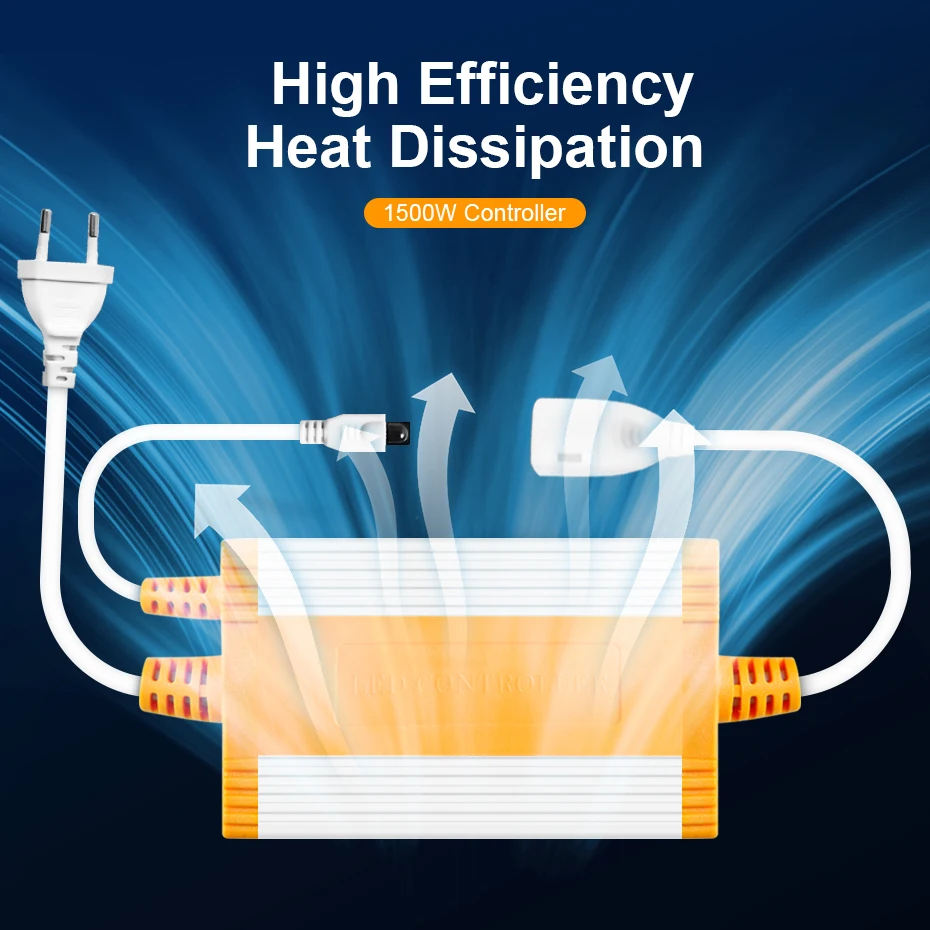 1500W Controller IR Remote Control 220V/110V Dimmable IP68 Waterproof with 24key  for SMD5050 2835 RGB Led Neon Lamp Strip