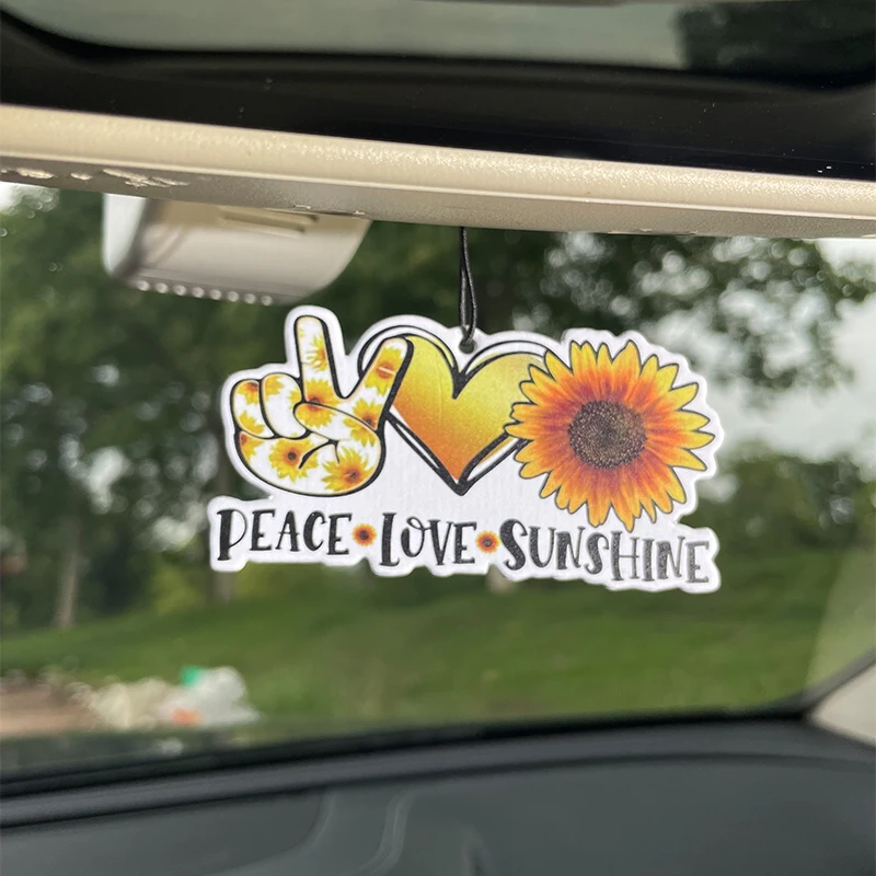 Love of peace sunshine sunflowers love car incense car perfume perfume lasting stay pendant air outlet fragrance bag