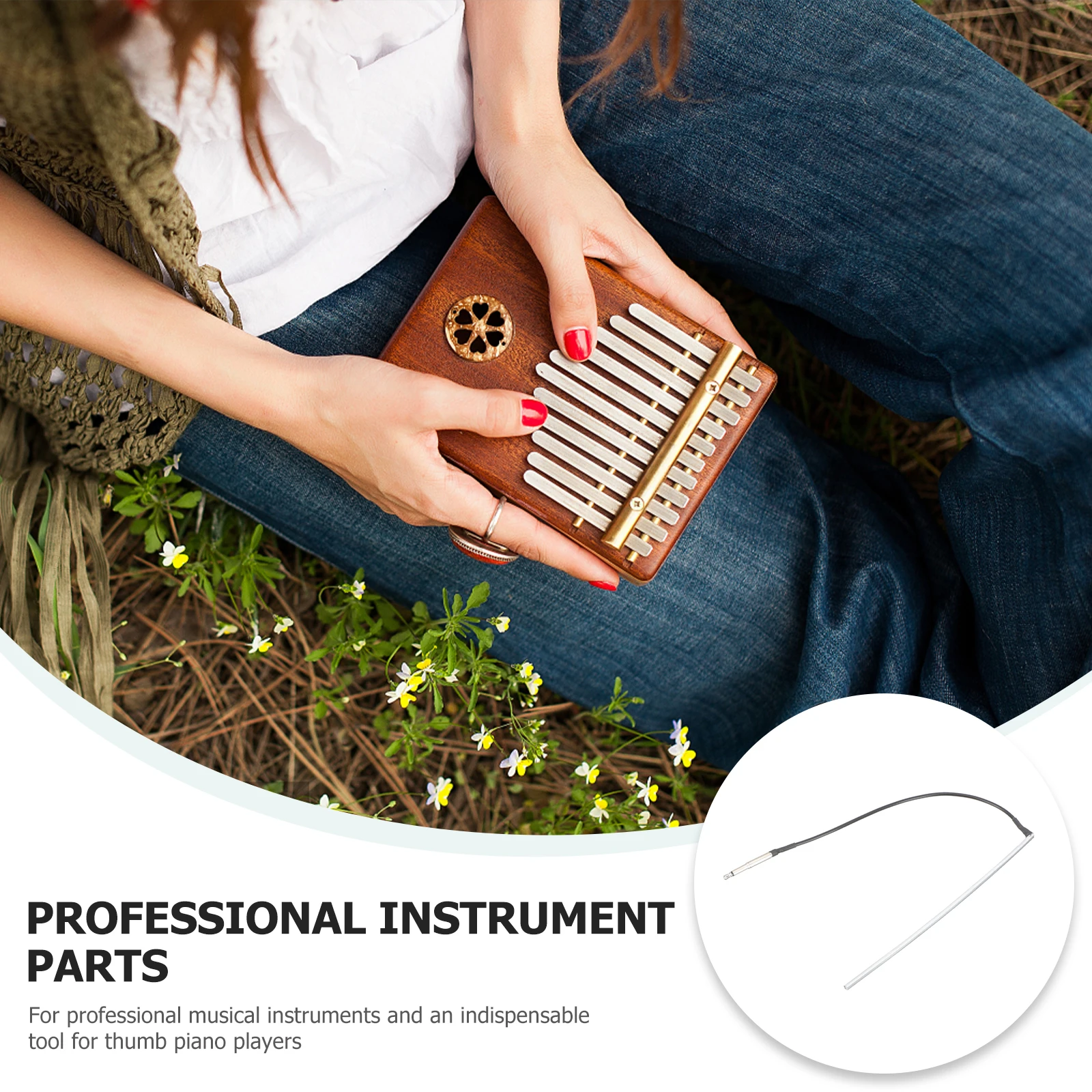 

Pickup D Piezo Pickups for Kalimba Electric Professional Mini Piano Part Simple
