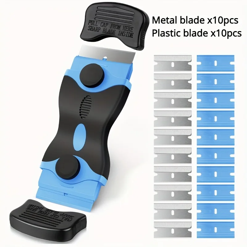 Multi-functional Scrape and Remove Adhesive Scraper for Automotive, Phone Repair, Film Installation, and Kitchen Stain Removal