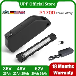 Polly battery 21700 48V 52V 60V 19.2Ah 24Ah Escooter E-Bycicle Pack for 1500W 1000W 500W 350W 250W Electric Bicycle Bafang Motor