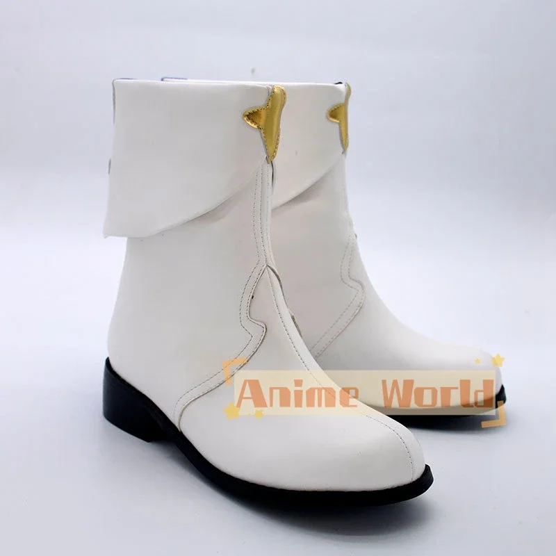 Honkai: Star Rail Yanqing Cosplay Shoes PU Leather Shoes Halloween Carnival Boots Custom Made
