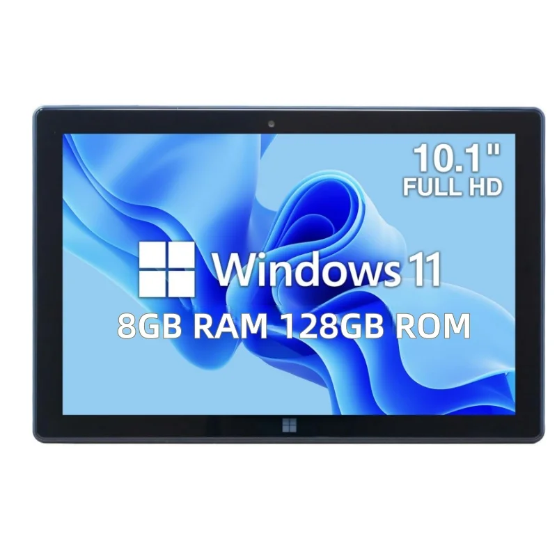 Nouveau type-c 10.1 "Windows 11 tablette 4GB DDR RAM 64GB ROM 64bit Intel Atom N3350 Quad Core double Camear 1920x1200 IPS Port HDMI