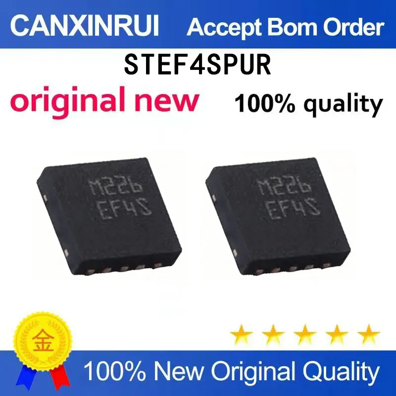 (5pcs-100pcs）STEF4SPUR STEF4S silk screen EF4S DFN-10 original stock