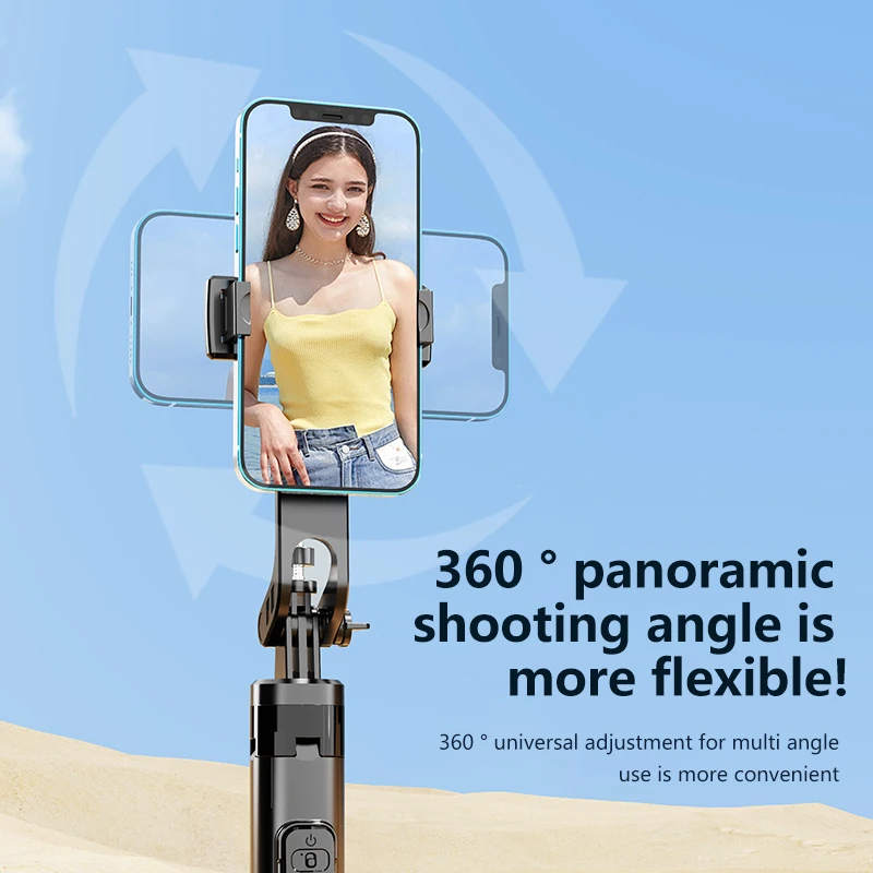 COOL DIER 2025 Nowy Statyw do Selfie z Funkcją Trójnóg do Telefonów Komórkowych, Przenośne Statywy do Telefonów z Kamerą dla iPhone Samsung Huawei Xiaomi Smartphone — zdjęcie produktu 3
