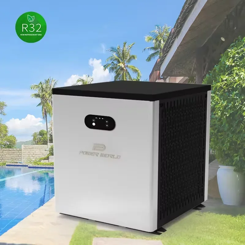 R32 Mini China manufacturer heating pump 2kw swimming pool Heat Pump water heater and solar pool heater