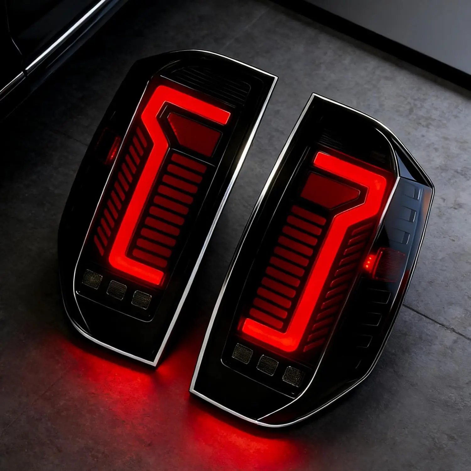 Sequential LED Tail Lights Assembly for Toyota Tundra 2014 2015 2016 2017 2018 2019 2020 2021 Startup Animation Taillight Assembly Dynamic Turn Signals Lights Brake Reverse Light