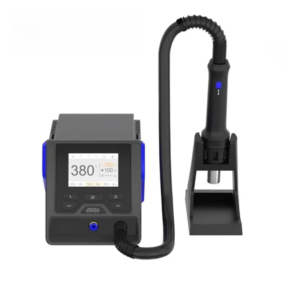 

ATTNE GT-8100A 1300W Интеллектуальная промышленная паяльная станция с горячим воздухом и интерфейсом RS485, поддержка функций IoT