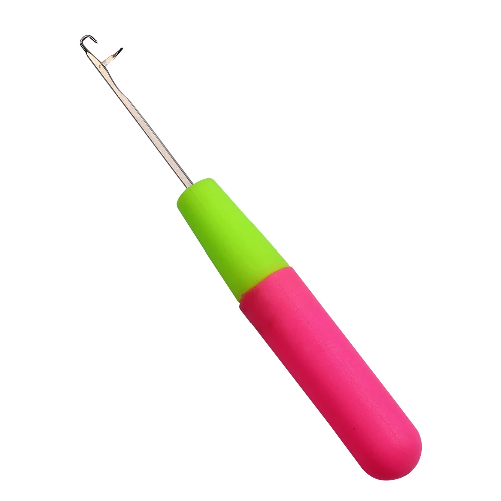 Synthetic Hair Extension Hook Crochet Needle Tool for Making Jumbo Senegalese Twist Micro Weaving Dreadlock Braids Wigs