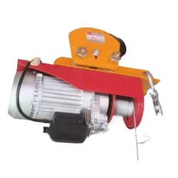 Wireless remote control micro electric hoist 220V home decoration small winch lifting crane