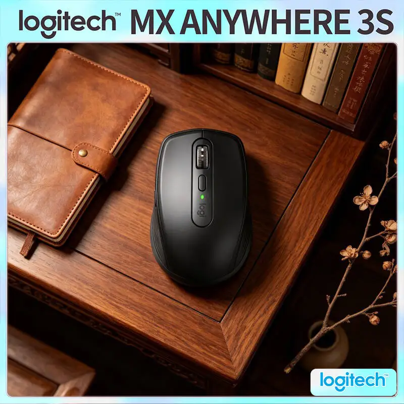 Wireless MX Anywhere 3S - 8000 DPI, 3-Device Connect, MagSpeed Scroll, Perfect for Site Work & Field Office Task