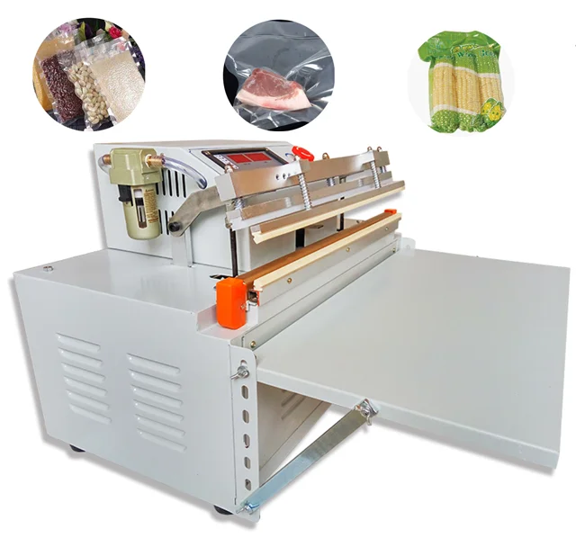 External Semi-Automatic Electric Food & Commodity Table Vacuum Sealing Machine with High-Accuracy Nitrogen Infusion