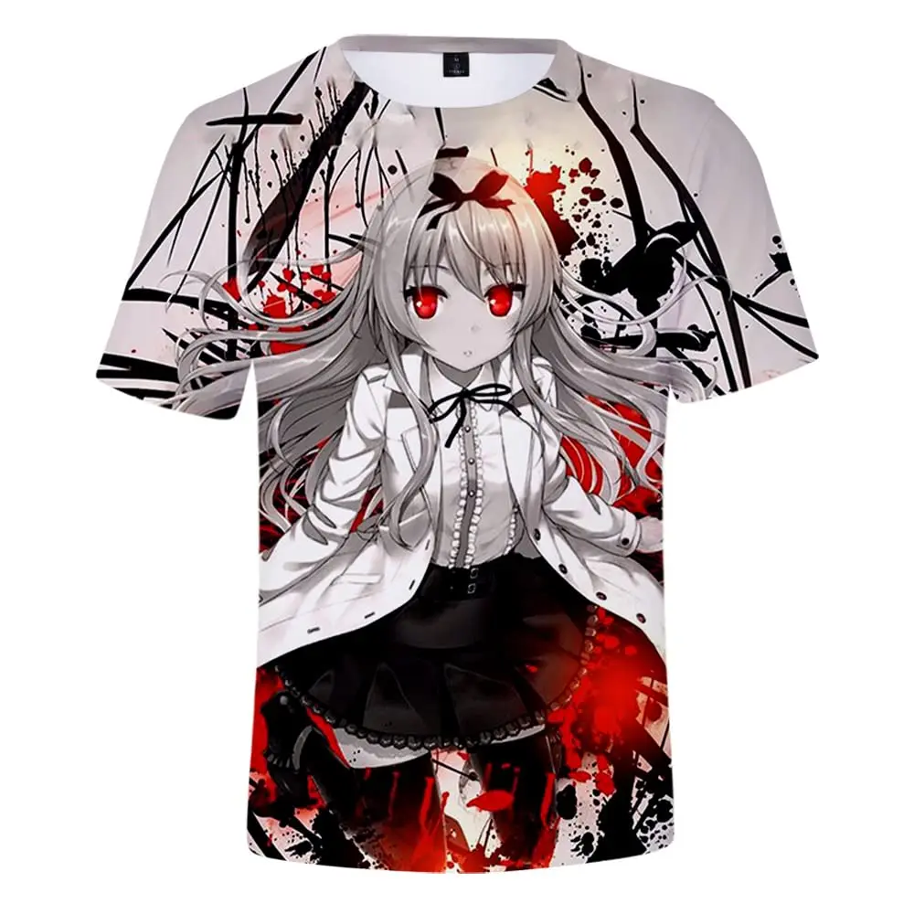 2022 Arifureta from Commonplace to World\'s Strongest Tshirt Anime O-Neck Cosplay Short Sleeve Tee Clothes