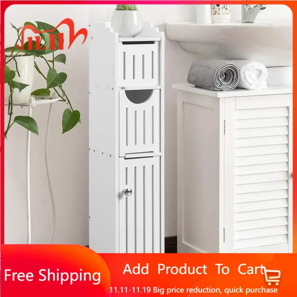 Bathroom Furniture Sets,Small Bathroom Storage Cabinet Great for Toilet Paper Holder,Toilet Paper Cabinet