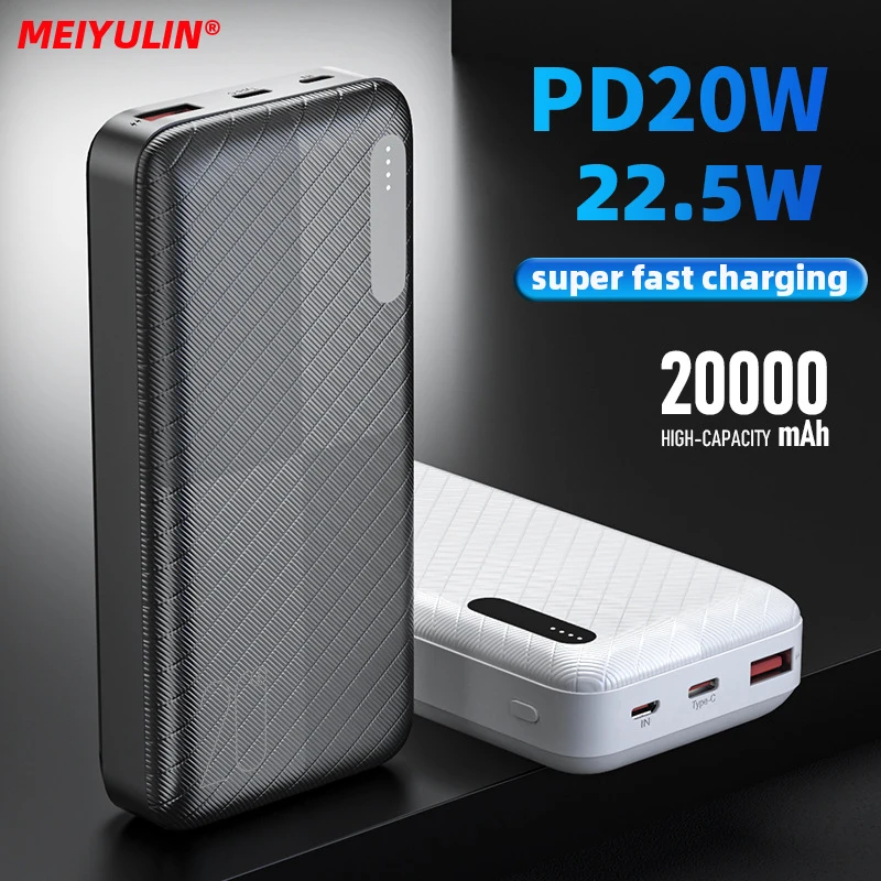 아이폰 15 용 대용량 보조배터리, 샤오미 10000mAh 22.5W USB C PD20W 고속 충전 외장 예비 배터리 보조베터리, 20000mAh