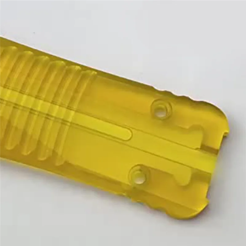 ABUN-Knife Handle Patch Clear Grips Scales Patch For Microtech Combat Troodon Folding Knife Handles Flat Grain
