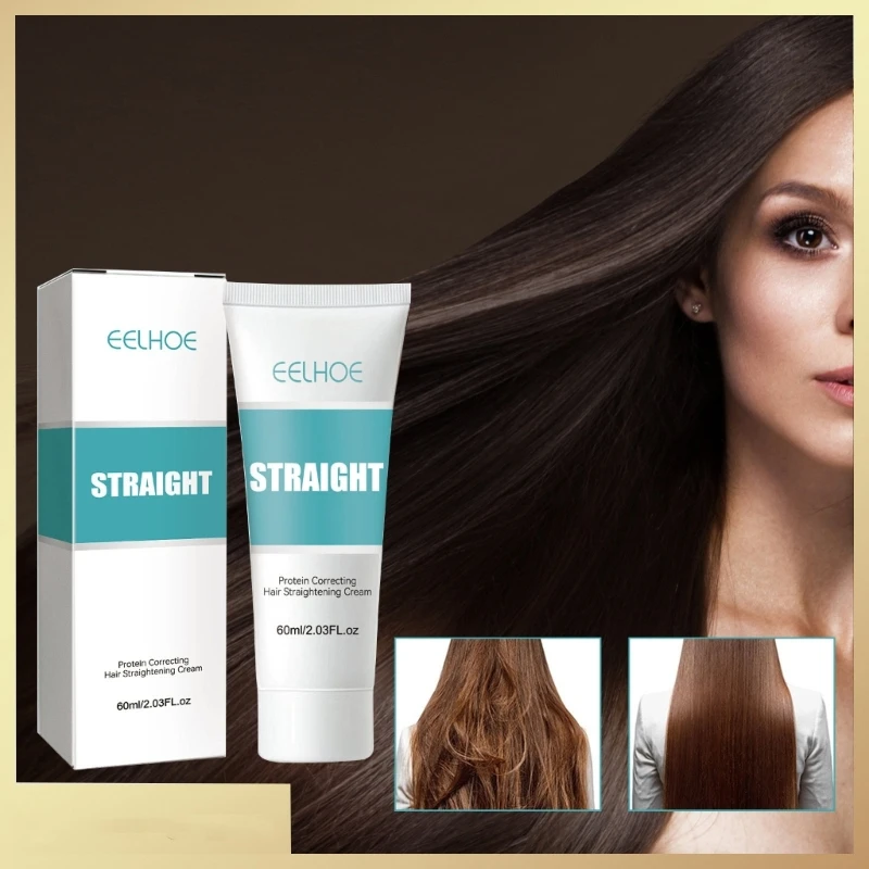 Protein Correcting Hair Straightening Cream Correcting Hair Straightening Cream for Curly Hair Nourishing Fast Smoothing