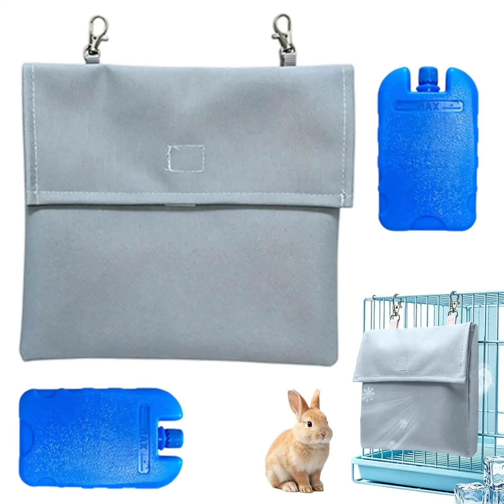 Ferret Ice Pack Leak-Proof No-Condensation Pad Thick Soft Ferret Cage Summer Ice Pack For Hutch Enclosure Kennel Carrier