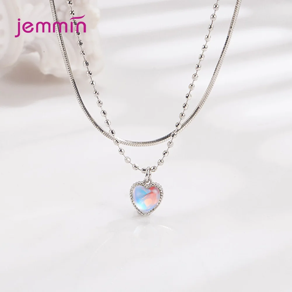 New Trendy Cute Heart Necklace For Women Girls Valentines Day Gift Fashion Jewelry Wholesale