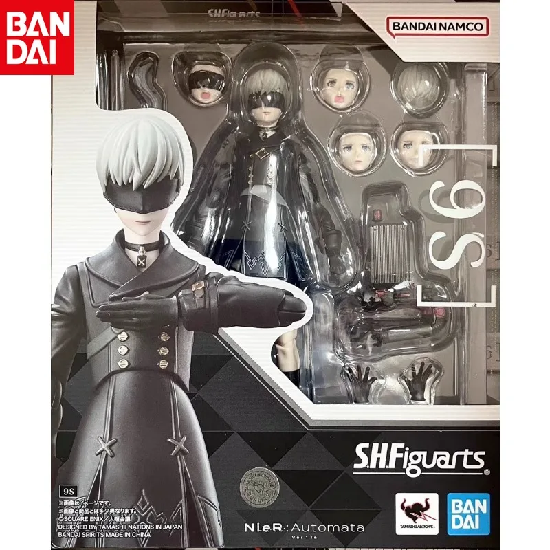 

Bandai Original Genuine SHF NieR Automata NieR Mechanical Era YoRHa 2B 9S Movable Figure Ornament Collection Holiday Gift