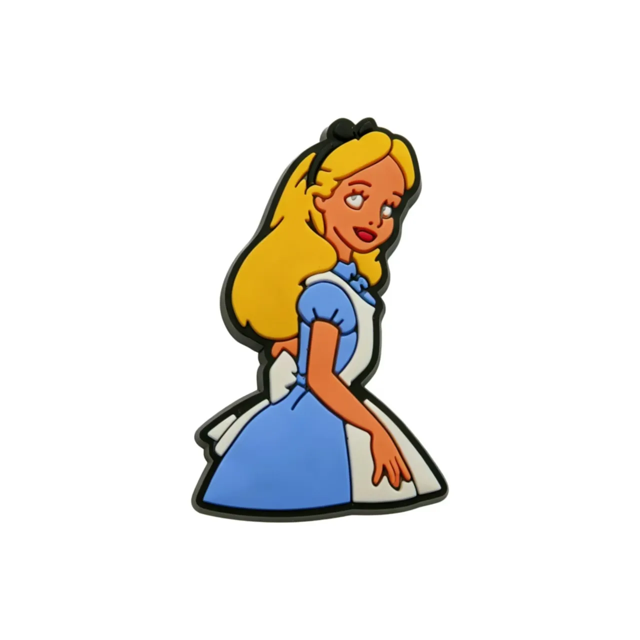 16 Stück Alice im Wunderland Cartoon-Prinzessinnen-Serie PVC-Schuhcharms, abnehmbare Gartenloch-Schuhdekoration, DIY-Schuhzubehör – Detail 7