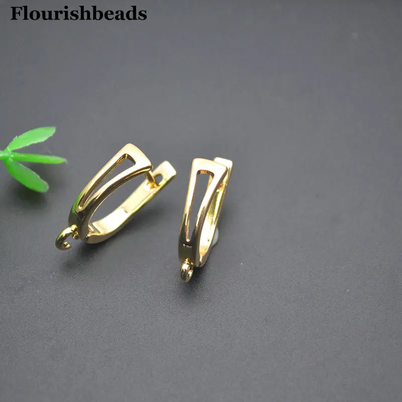 30pc New Design Center Hollow Out Leverback Earring Clasps