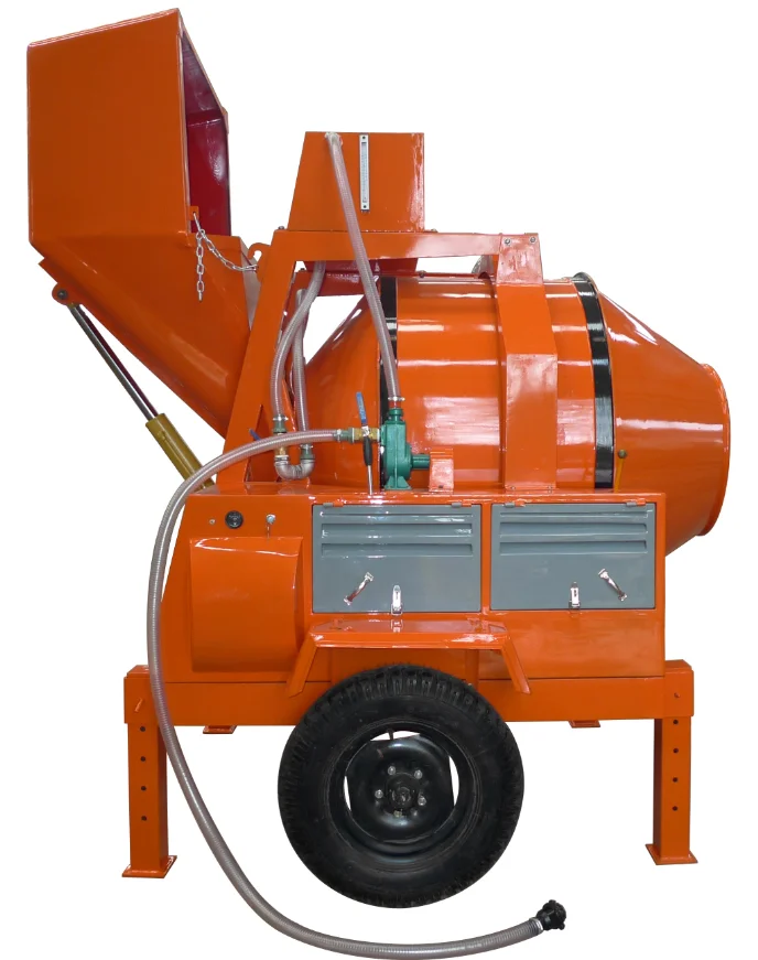 JZC350 JZC500JZC750full-climbing Cement Mortar Mixer Drum Type Tipping Bucket Concrete Mixer