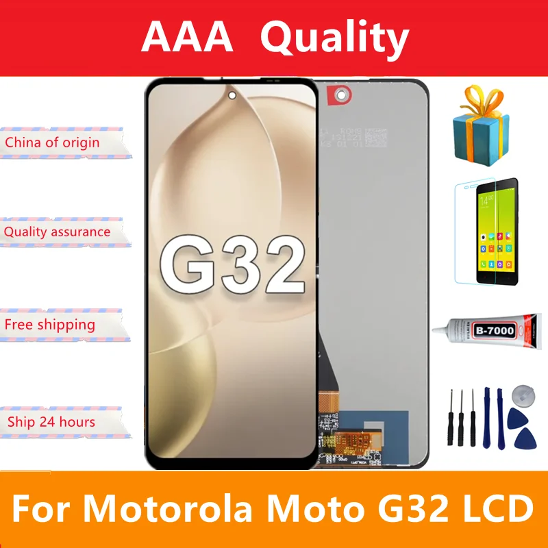 

Original 6.5'' For Motorola Moto G32 LCD Display Touch Screen Digitizer Assembly Replacemen Repair Parts For Moto G32 Display