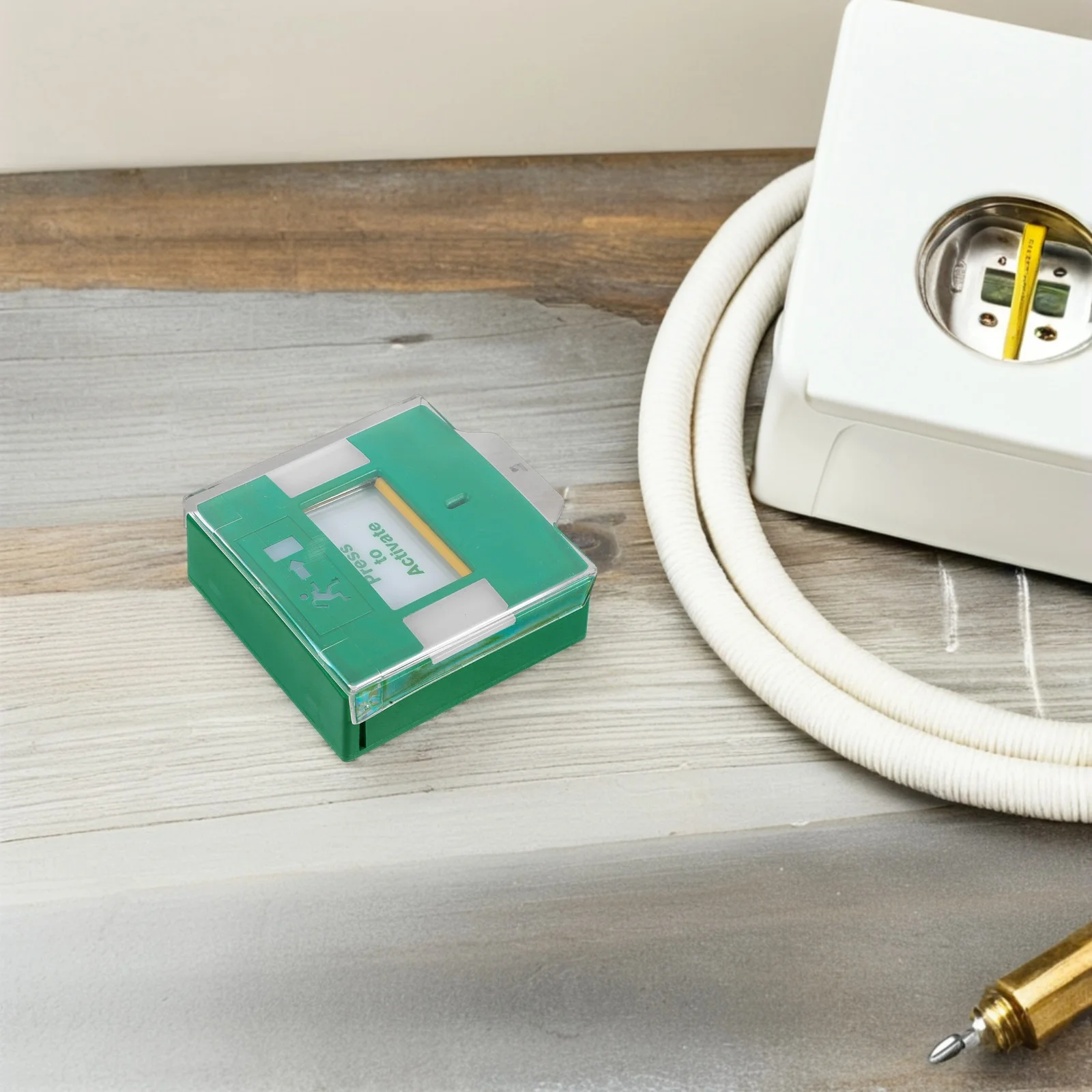 Alarm Switch Manual Reset Protective Cover Durable For Industrial Machinery Safety Shutdown Emergency Stop Push Button