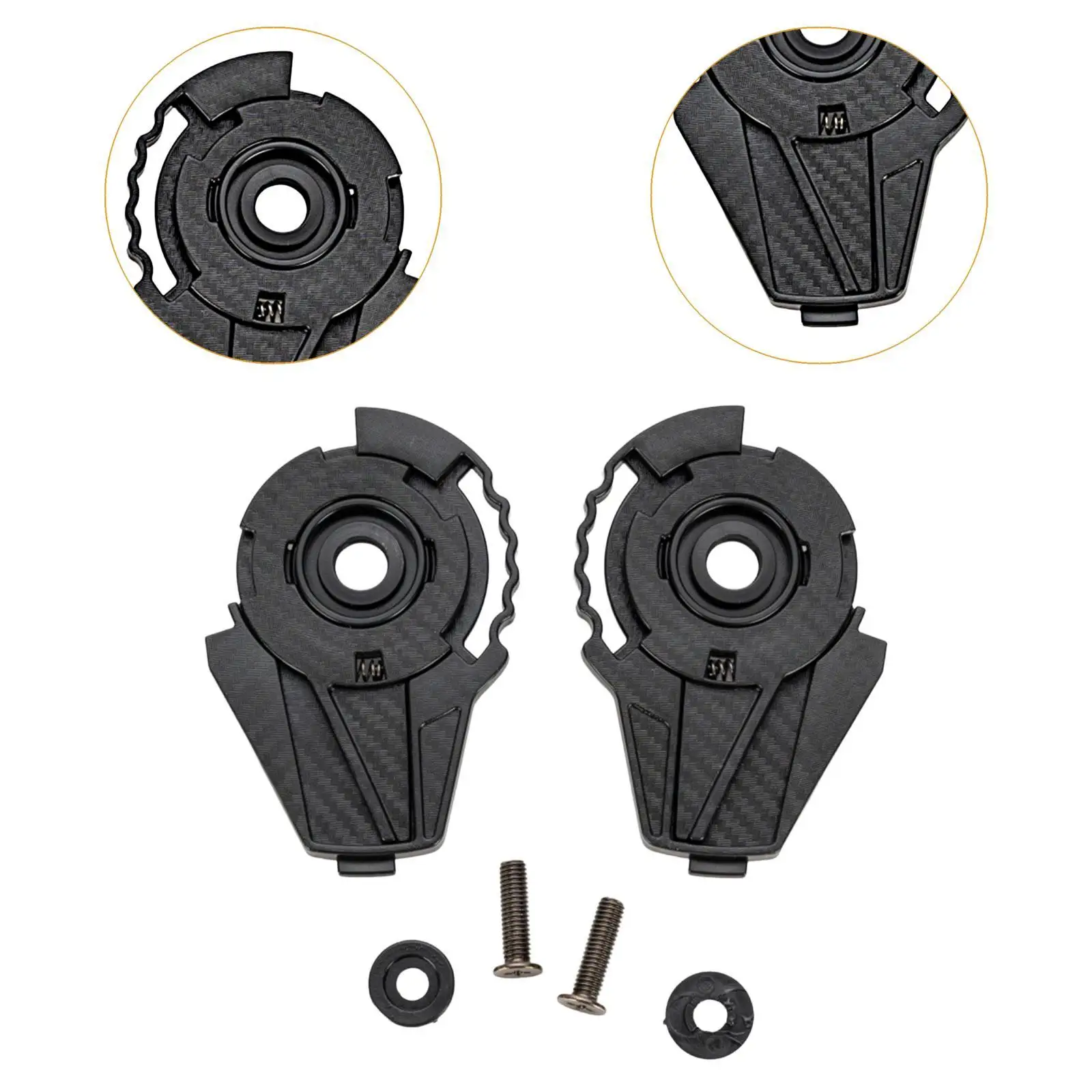 2x Helmet Visors Shield Base, Professional, Durability, Spare Parts Premium Practical Replacement Helmet Guard Accessories