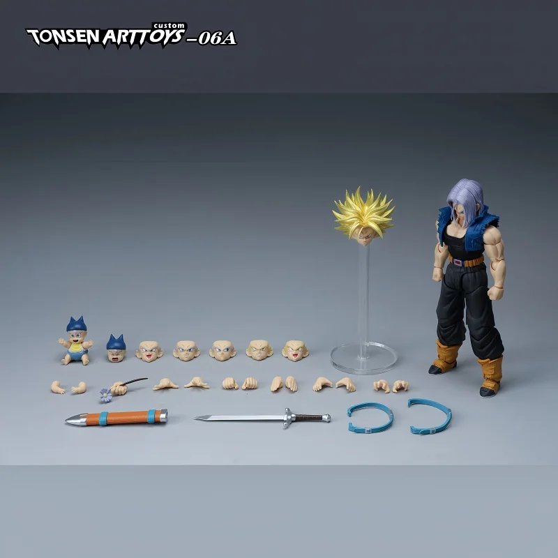 In stock anime Dragon Ball Tomomigumi model Trunks Trunks action figure toy gift