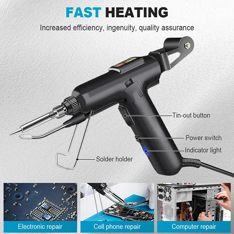Laser Welding Machine Laser Welding Gun For Metal Multi-Function Soldering Iron Soldering Gun Set Automatic Corded Solder Iron