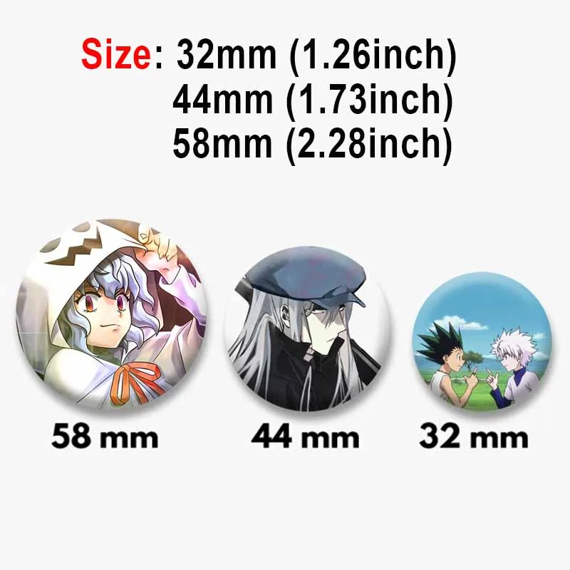 Cartoon Anime Hunter X Hunter Badge Funny Comics Figure Gon Killua Leorio Lapel Pins Cute Collar Brooch Jewelry Collection Gifts
