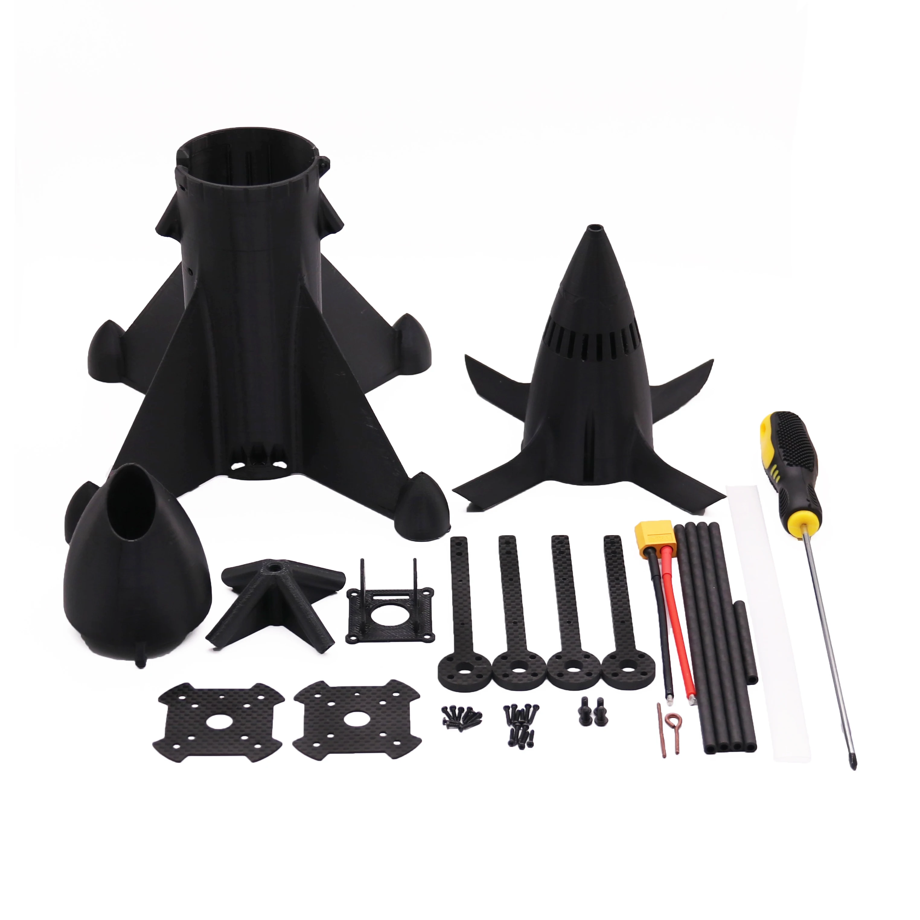 ชุดโครงโดรน B-CUBE Rocket 5 นิ้ว สำหรับ FPV ทำจากคาร์บอนไฟเบอร์ สำหรับโดรนแข่งแบบควอดคอปเตอร์ ฟรีสไตล์ รองรับ INAV Beatflight F722 Ardupilot PX4 Flight