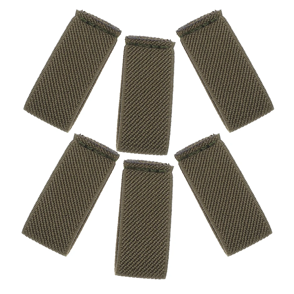 

6 Pcs Belt Keepers Canvas Elastic Strap Loops Duty Bag Webbing Outdoor Nylon Durable Practical Backpack