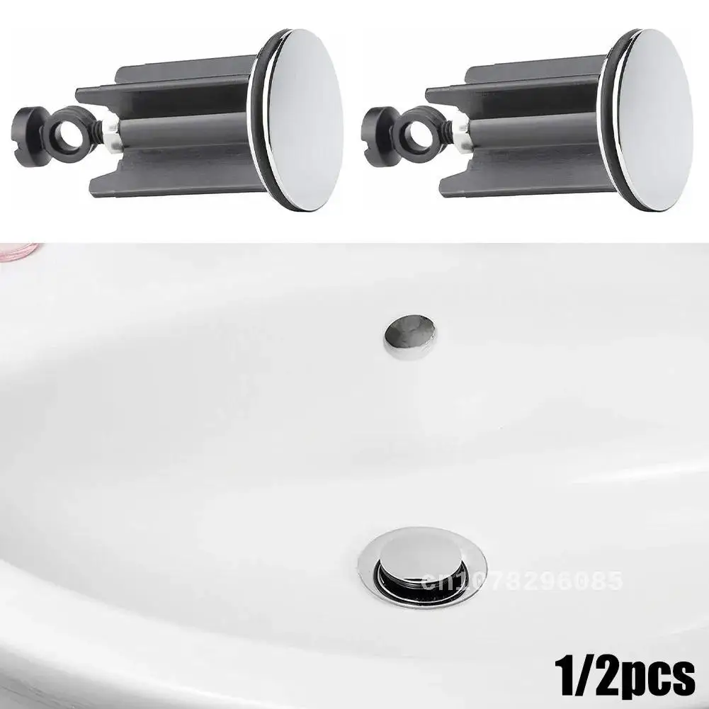 Bathroom Universal Sink Plug, Pop-Up Drain Plug, Wash Basins Catcher, Bath Stopper, Kitchen Accessories, 40mm