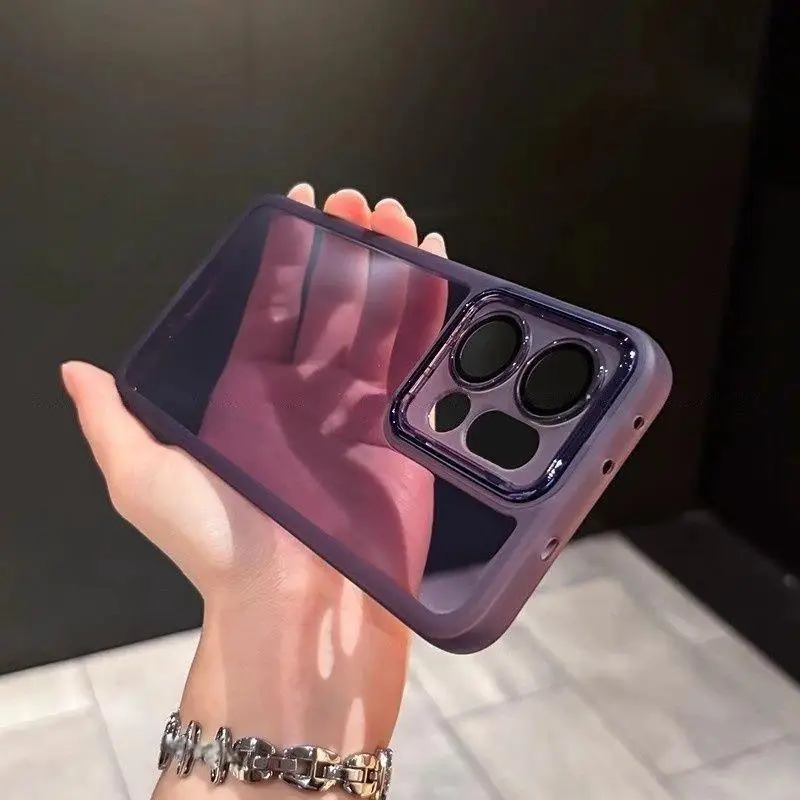 For OPPO Reno 14F Case Oppo Reno 13F phone Case oppo Reno13 Cover OPPO Reno14 Pro Reno 14 Shookproof Plating Silicone back cover