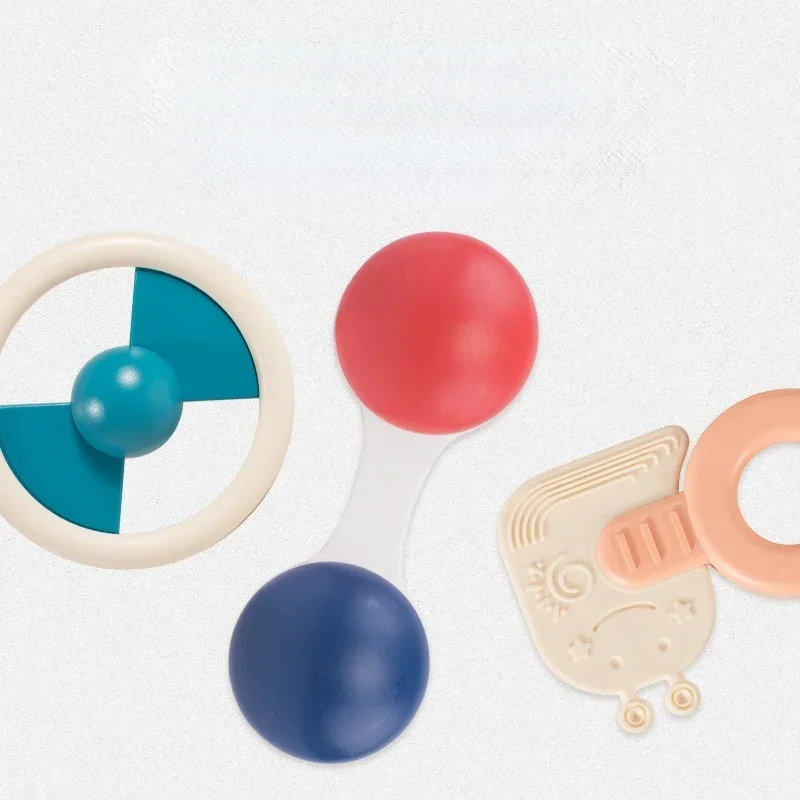 漫画の動物の歯固め赤ちゃんガラガラおもちゃソフト早期発達バスルームお風呂のおもちゃ安全新生児教育幼児用