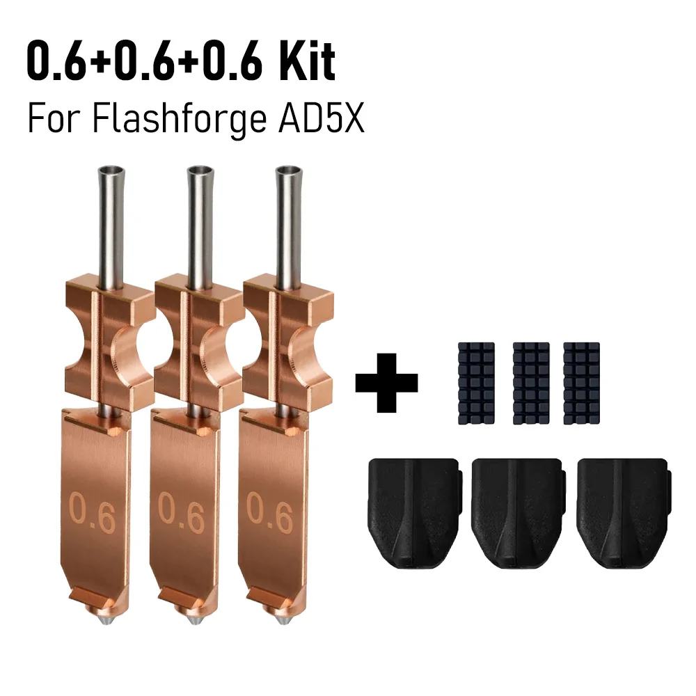 AD5X Hot End Verwarmingscomponent voor Flashforge 3D-printeraccessoires Warmte-isolerende clip AD5X Nozzle Verwarmingsmontageset