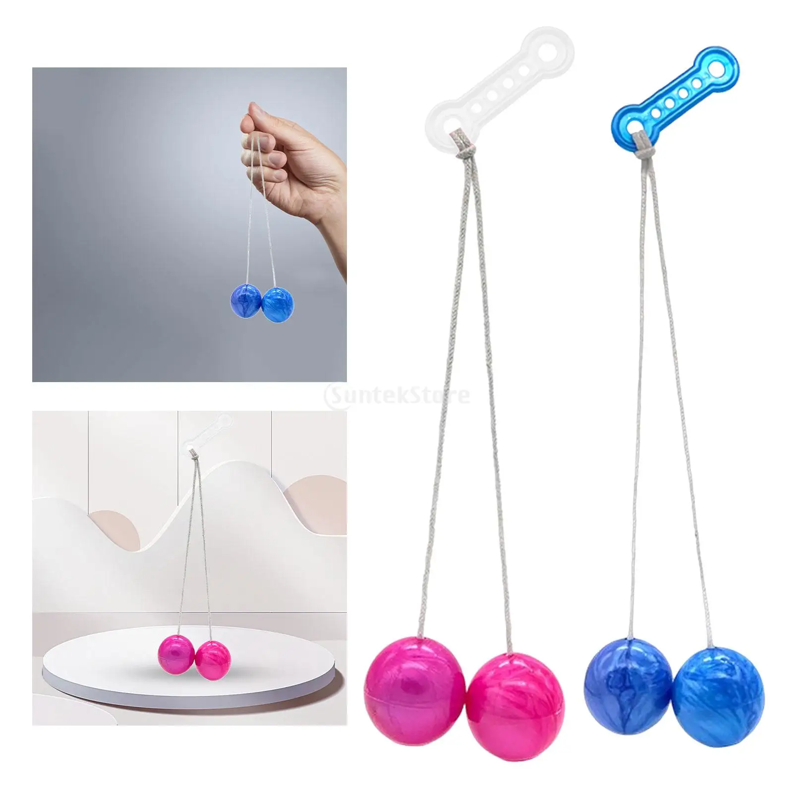 Novelty Clackers Balls on A String Sensory Toy Hands on Abilities for Outdoor Birthday Gifts