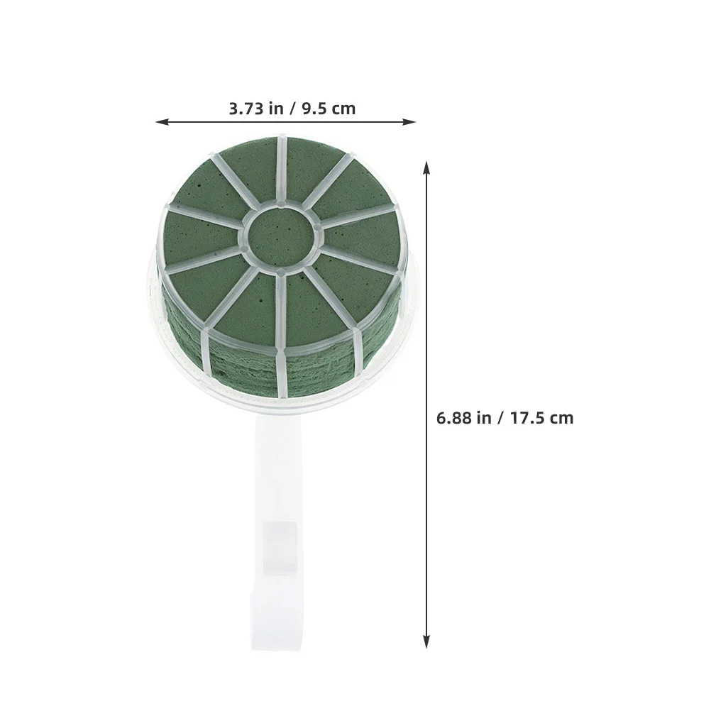 5 個の花束ホルダーブライダルフローラルハンドルウェディングパーティーの装飾プラスチックフォーム吸水性 DIY 人工花束サポート