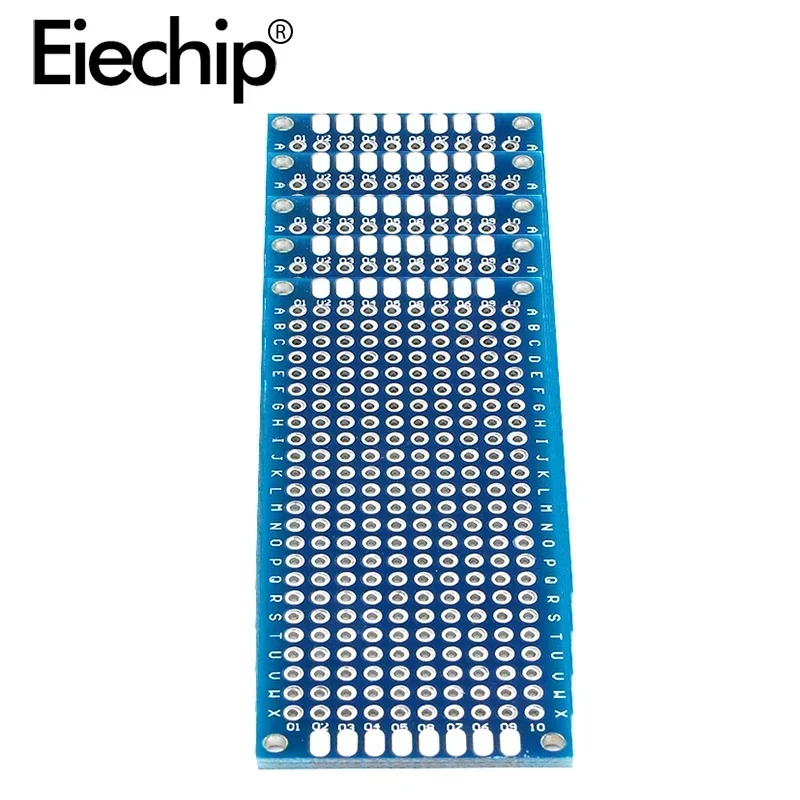 لوحة دوائر مطبوعة على الوجهين ، بروتوبورد عالمي ، ثنائي الكلور ، تصنعها بنفسك ، إلكترونية ، 3 × 7 ، 10 عبوات